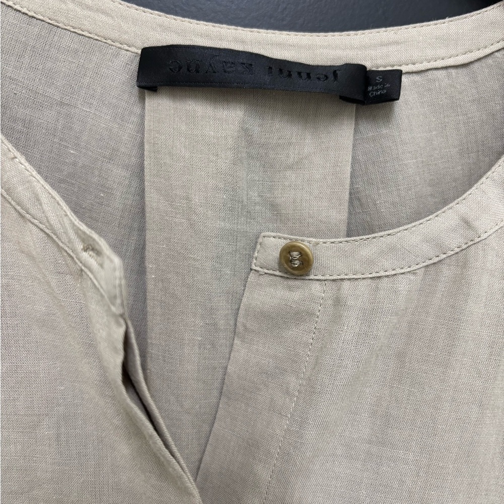 Jenni Kayne James Dress size small Willow Linen Lightweight midi (no slip) - Picture 5 of 7